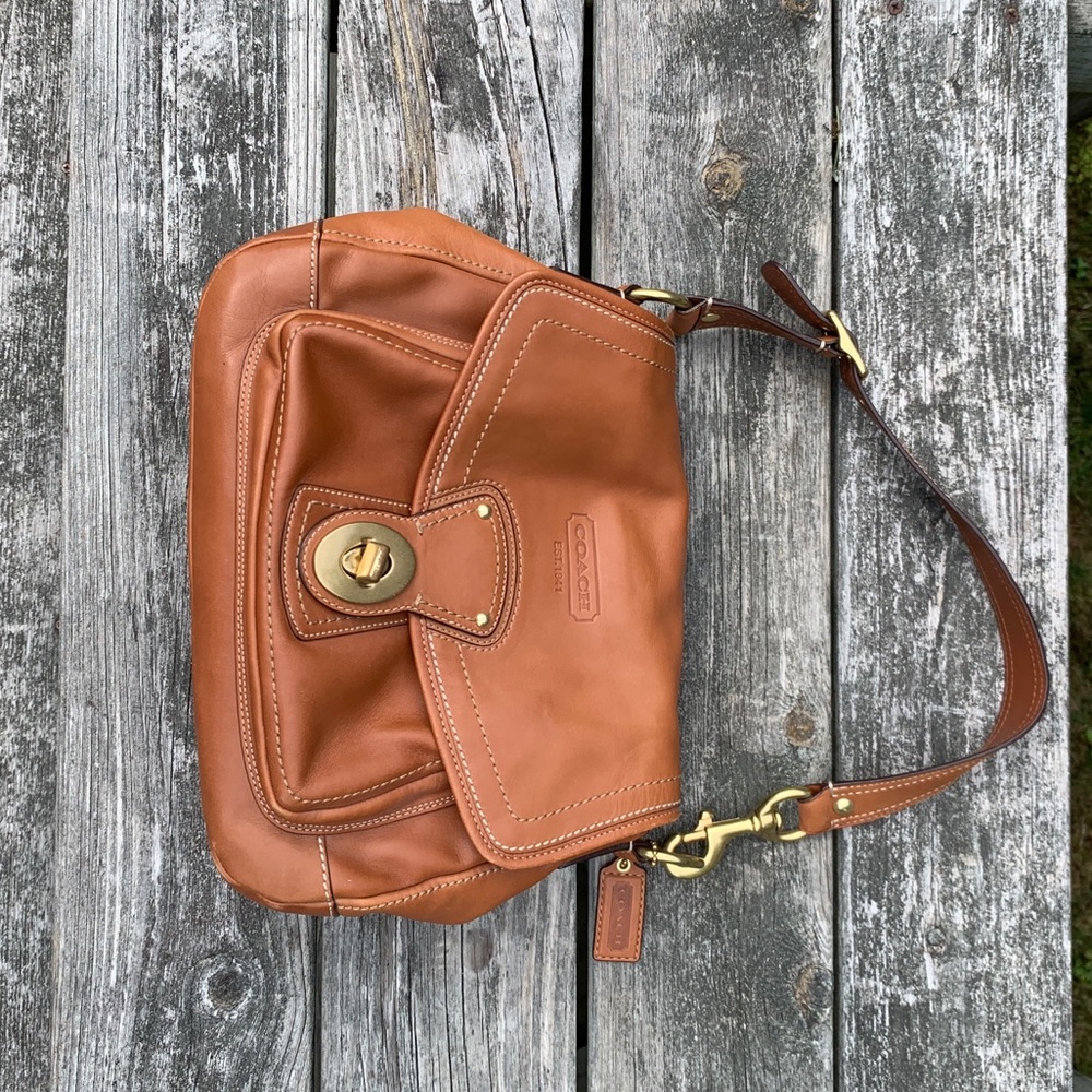 Coach leather purse